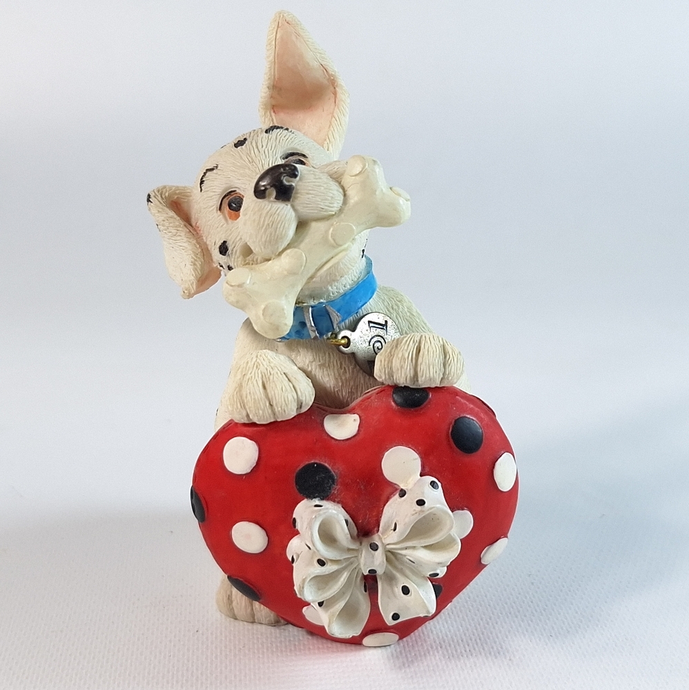 Enesco-101 Dalmatians: There's A Spot In My Heart For You Puppy w/Heart #264784